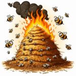 Haystack on Fire and Full of Angry Bees