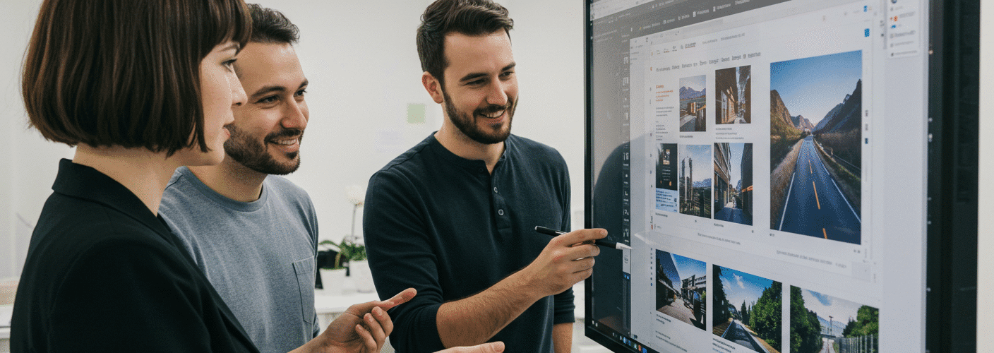 Webmasters Choosing Pictures for Their Website Content