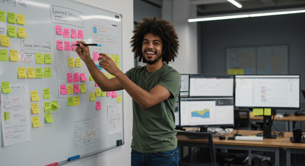 Webmaster Doing Search Engine Optimization