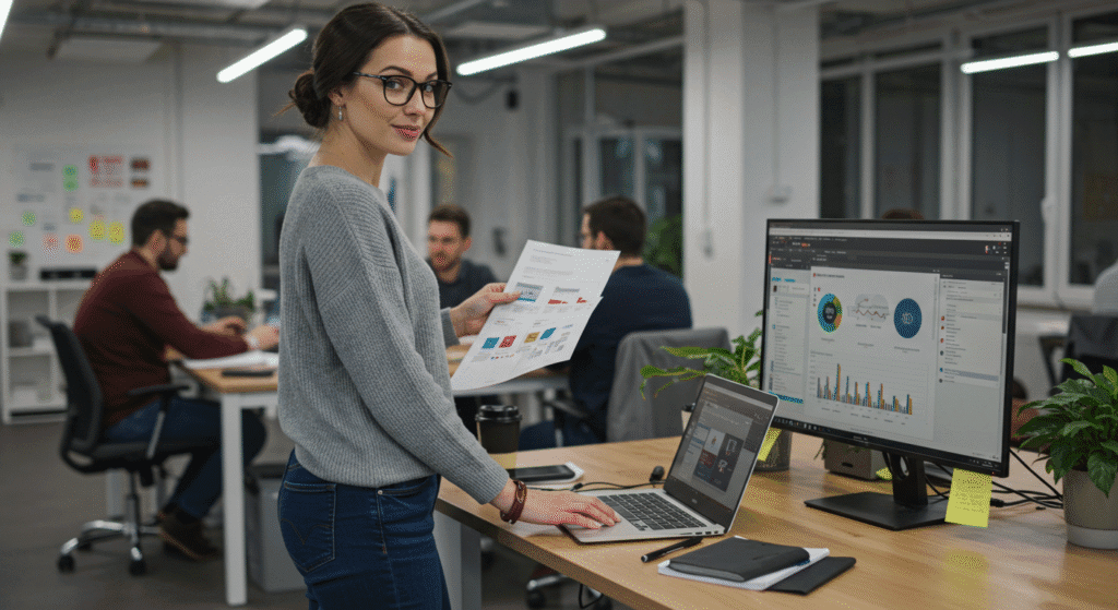 Webmaster Doing Email Marketing