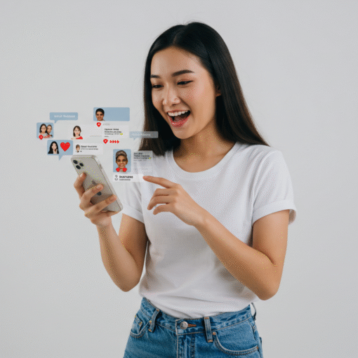Influencer Engaging with Followers