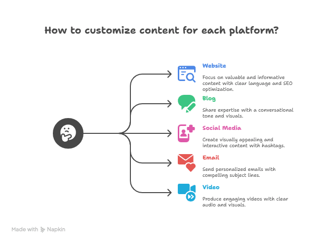Diagram of The Benefits of Optimizing for Different Platforms