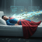 Superman Making Money While He Sleeps