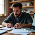 Man Building an Email Marketing List