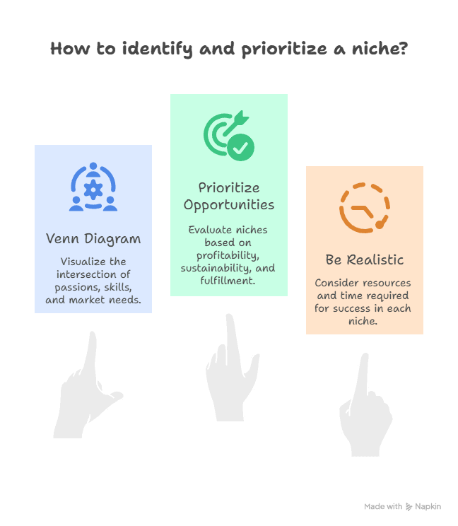 Visual Outline for Prioritizing a Niche