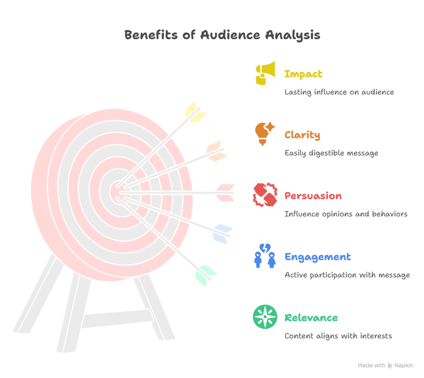 Visual Example of Audience Analysis Benefits