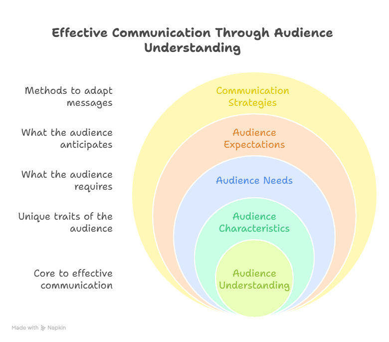 Graphic Depiction of Knowing Your Audience
