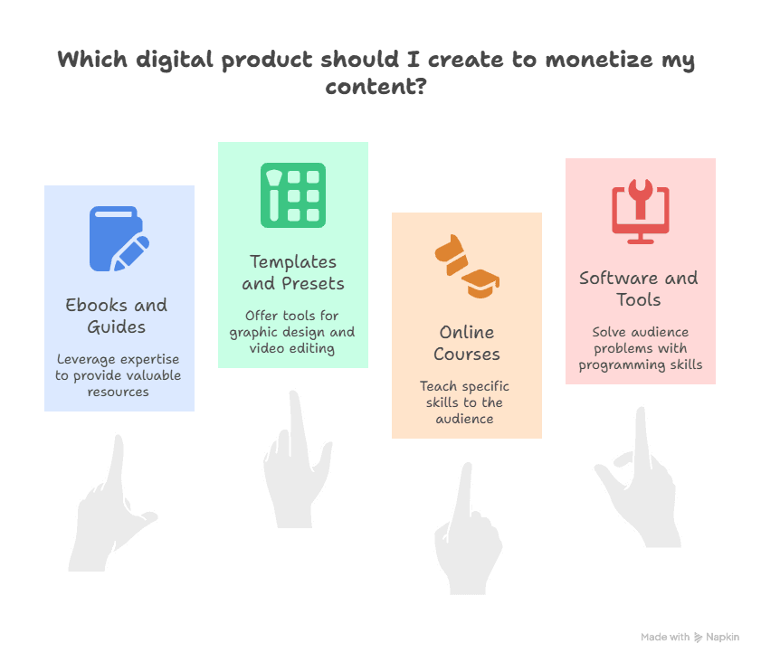 Graphic Representation of Digital Products for Monetization