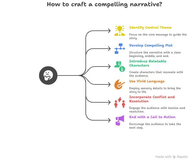 Diagram Showing How to Craft Compelling Content