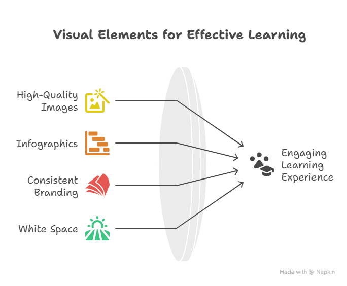 Diagram Showing The Visual Elements for Effective Learning