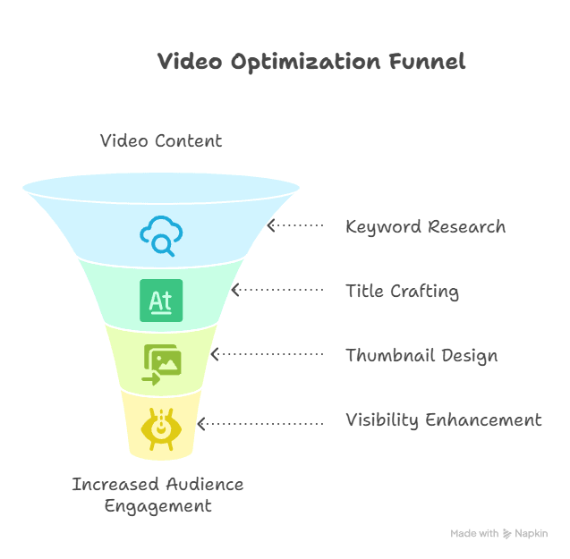 Diagram Showing Video Optimization Funnel